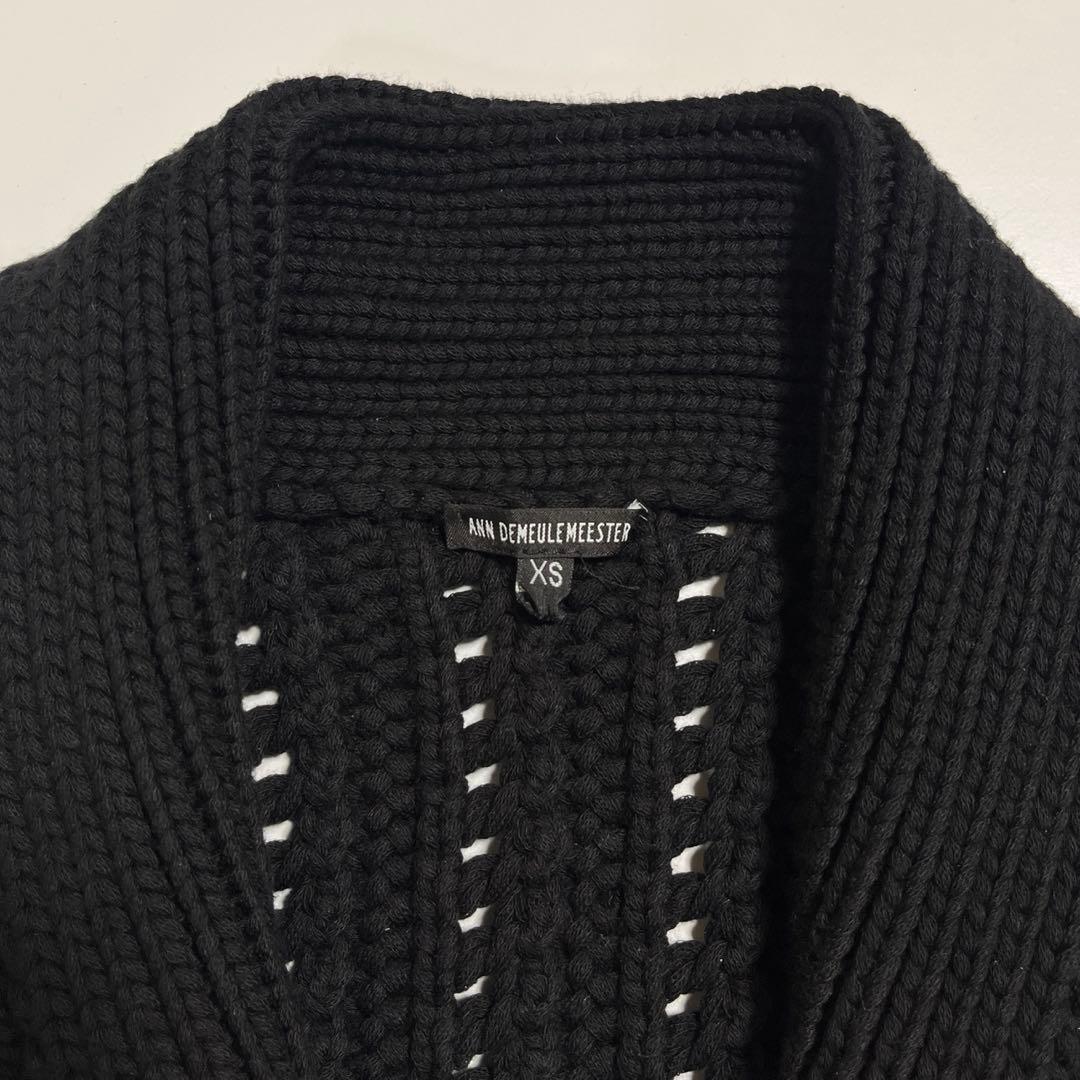Ann demeulemeester ニットベスト セーター ブラック XS