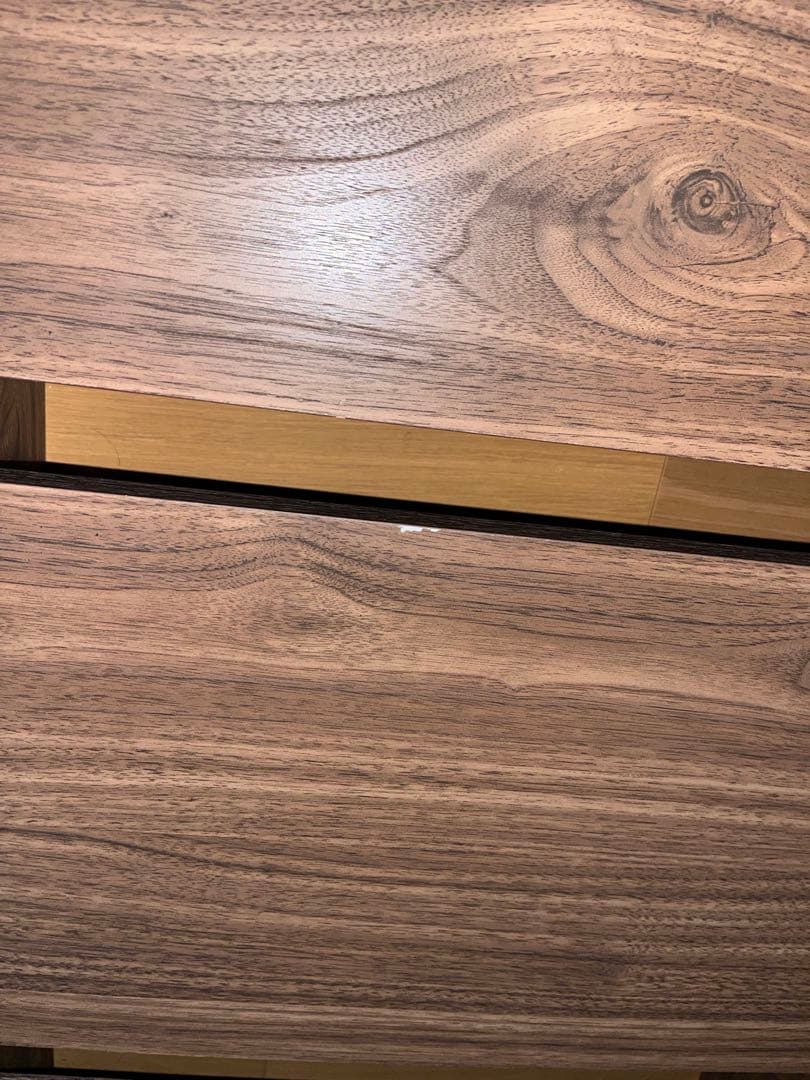 【東京都杉並区　直渡し】LOWYA すのこベッドフレームセミダブル　ウォルナット