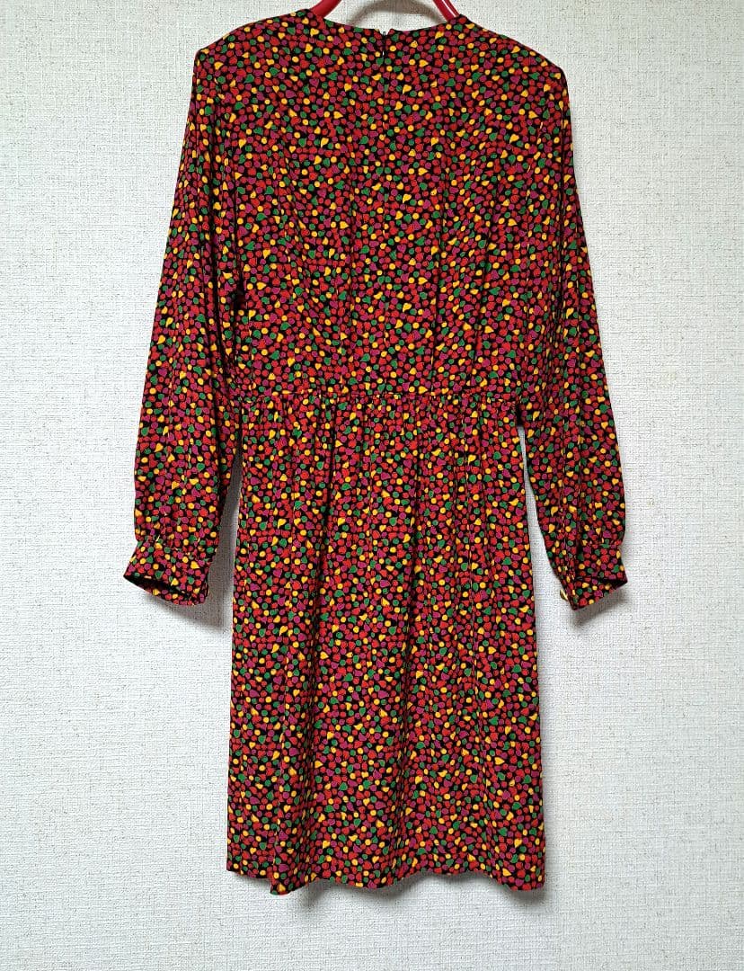 サンローラン ビンテージ ワンピース 高級感　M サイズ　大人可愛い