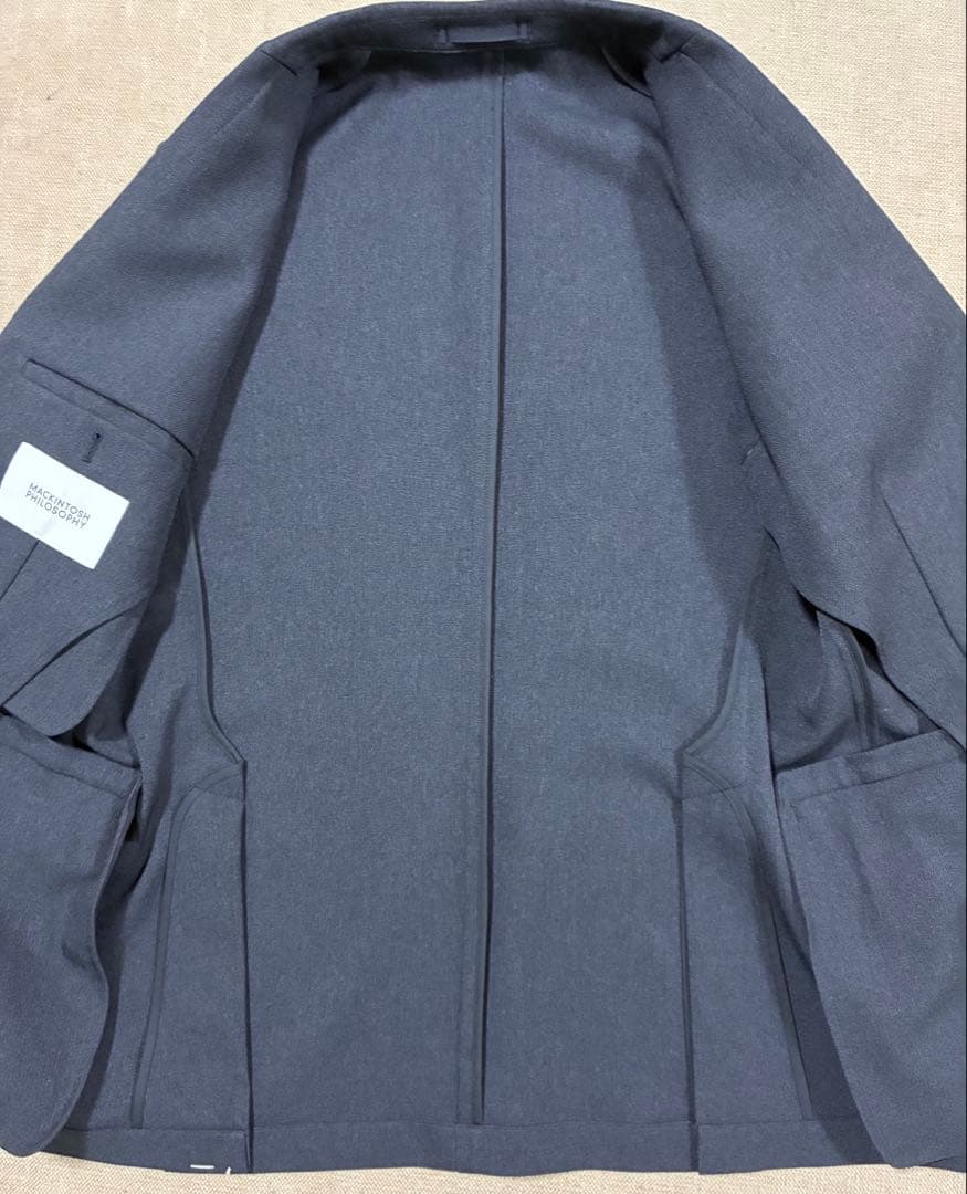 マッキントッシュフィロソフィー　テイラードジャケット　ネイビー　L