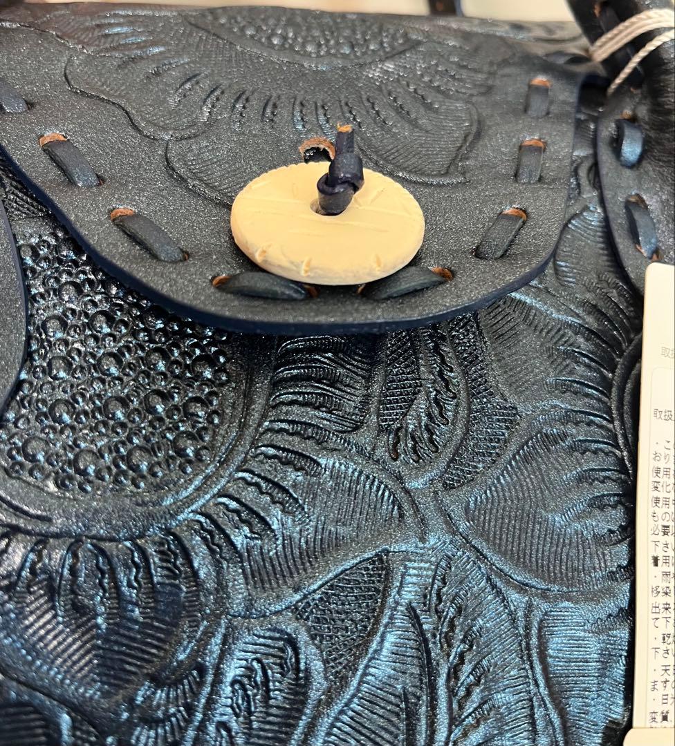 【新品未使用タグ付き】グレースコンチネンタル　S ネイビー　ハンドバッグ