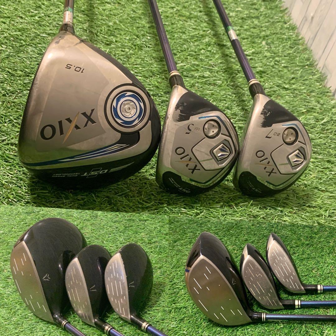 ゼクシオバッグ XXIO9 高級パター付 メンズゴルフセット11本 SR,R