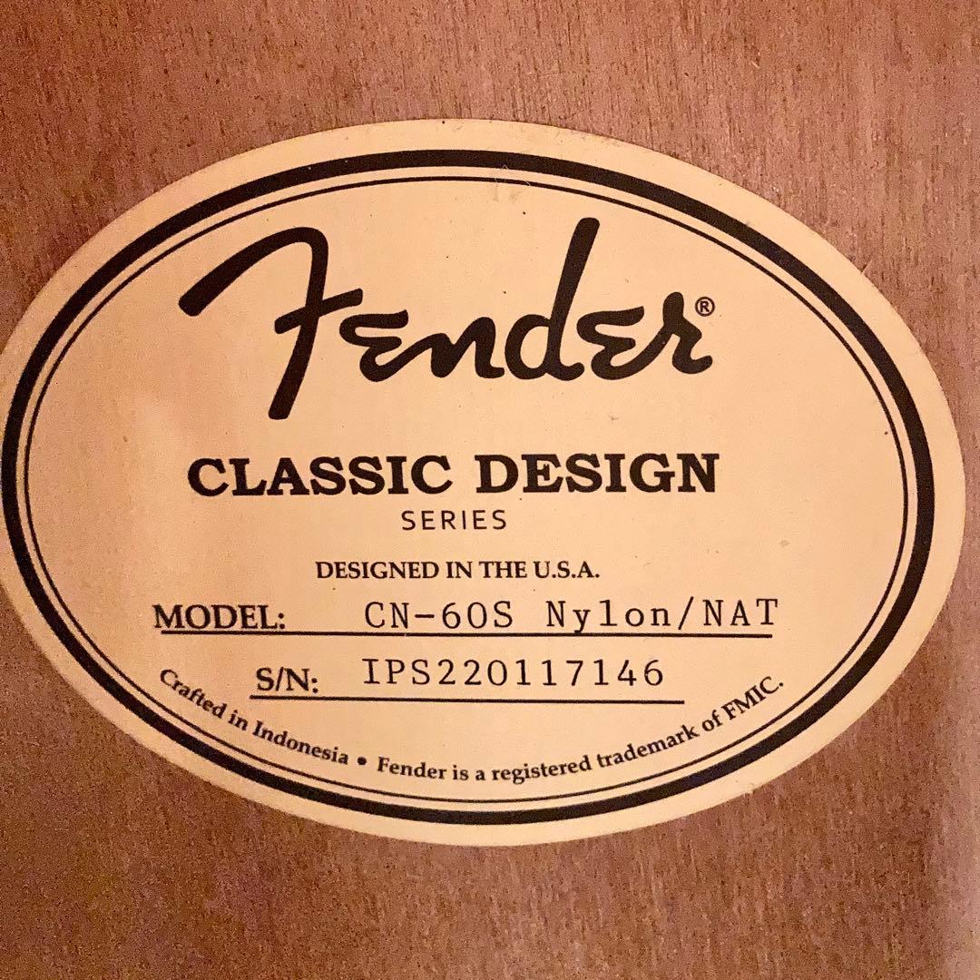Fender Classic Design CD-60S NAT ハードケース付