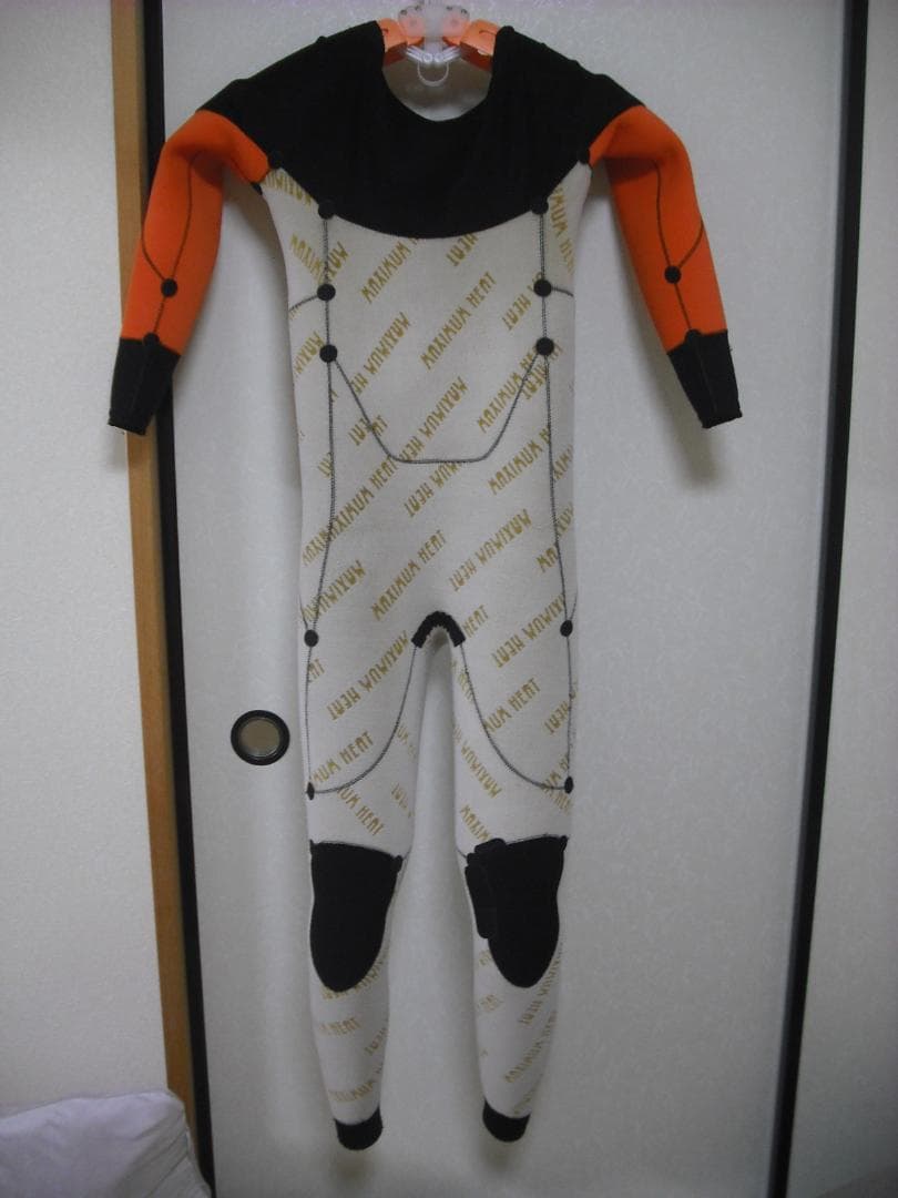 【程度良好・オマケつき】FELLOW　極暖セミドライウエットスーツ　M　5ｘ3