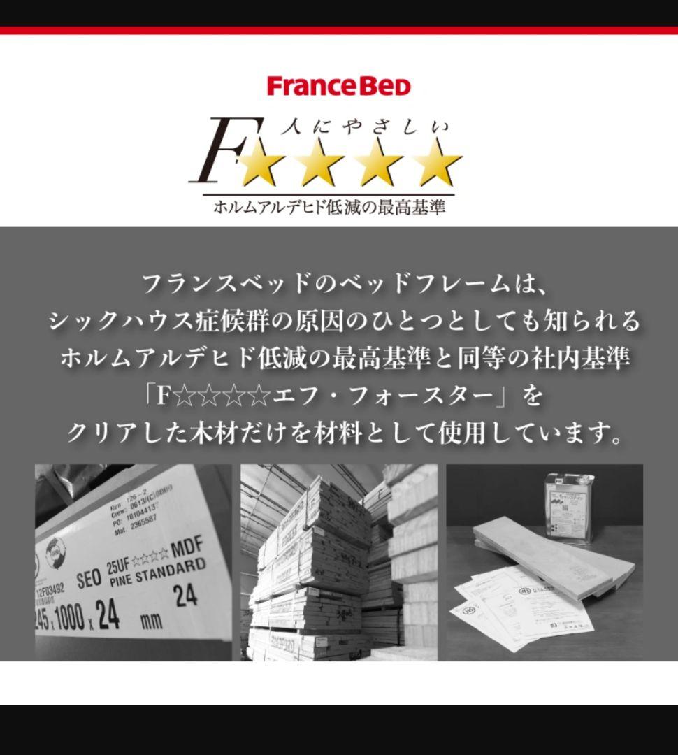 FRANCEBED DL-C103 ベッドフレーム クイーン 取説・保証書有