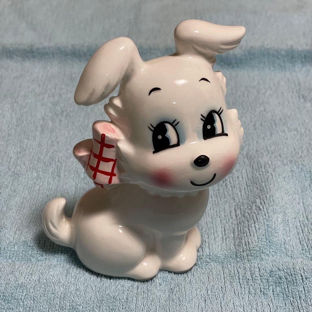 希少　内藤ルネDesign 「陶器」 犬貯金箱　当時物　年代物　ヴィンテージ