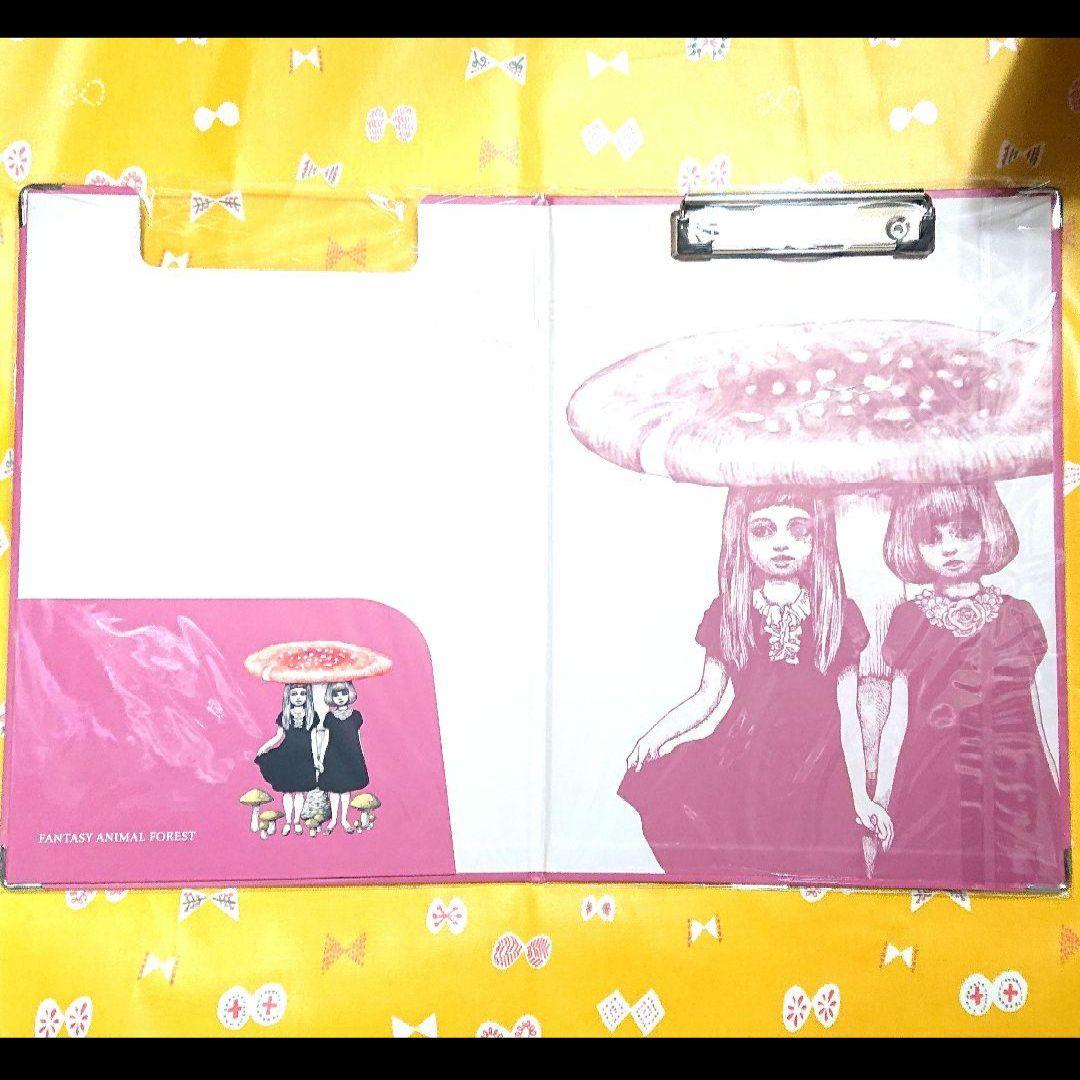 新品 ヒグチユウコ 台湾 個展限定グッズ バインダー クリップボード2種