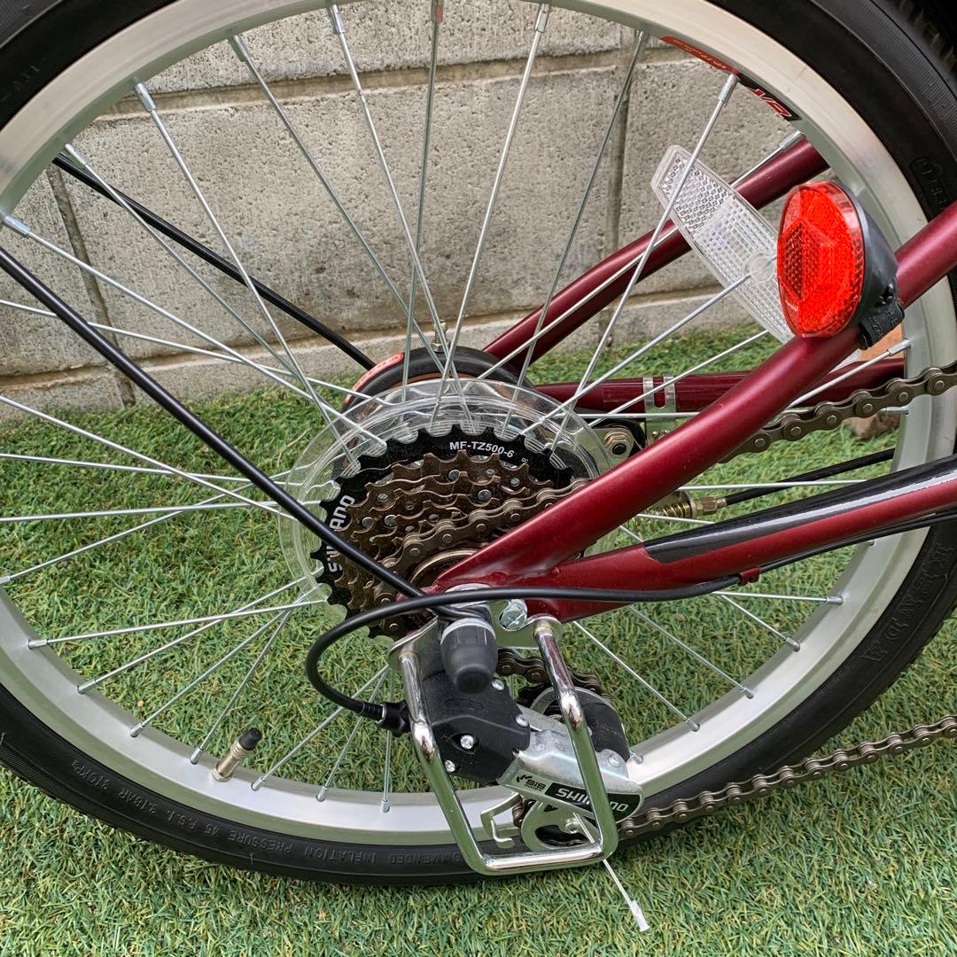 折りたたみ自転車 シマノ6段変速　20インチ　埼玉県