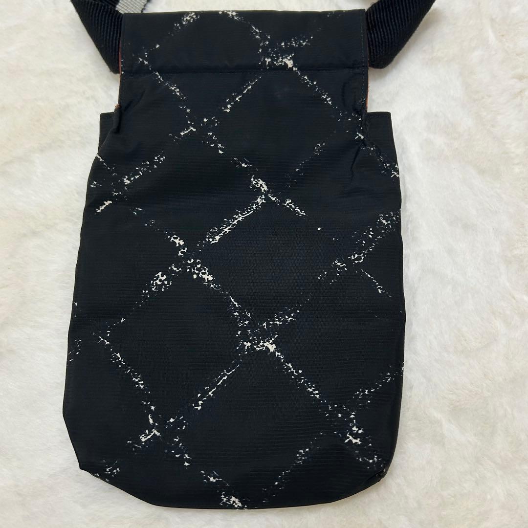 【美品】シャネル 旧トラベルライン ボディバッグ ウエストポーチ ブラック