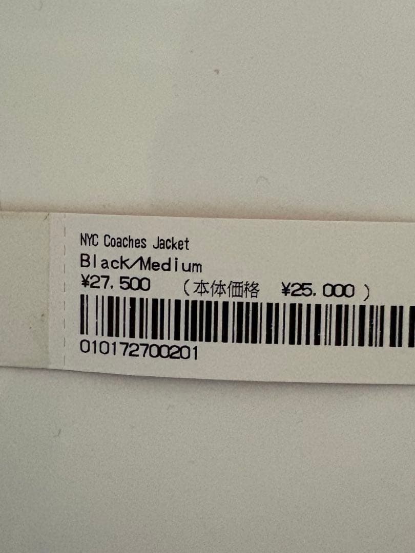 n*h様 Supreme NYC Coaches Jacket 23FW