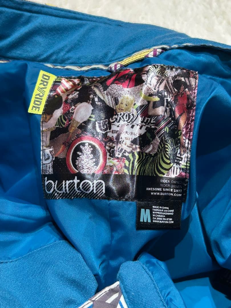 【美品】BURTON バートン スノーボードウェア パンツ チェック柄 メンズL