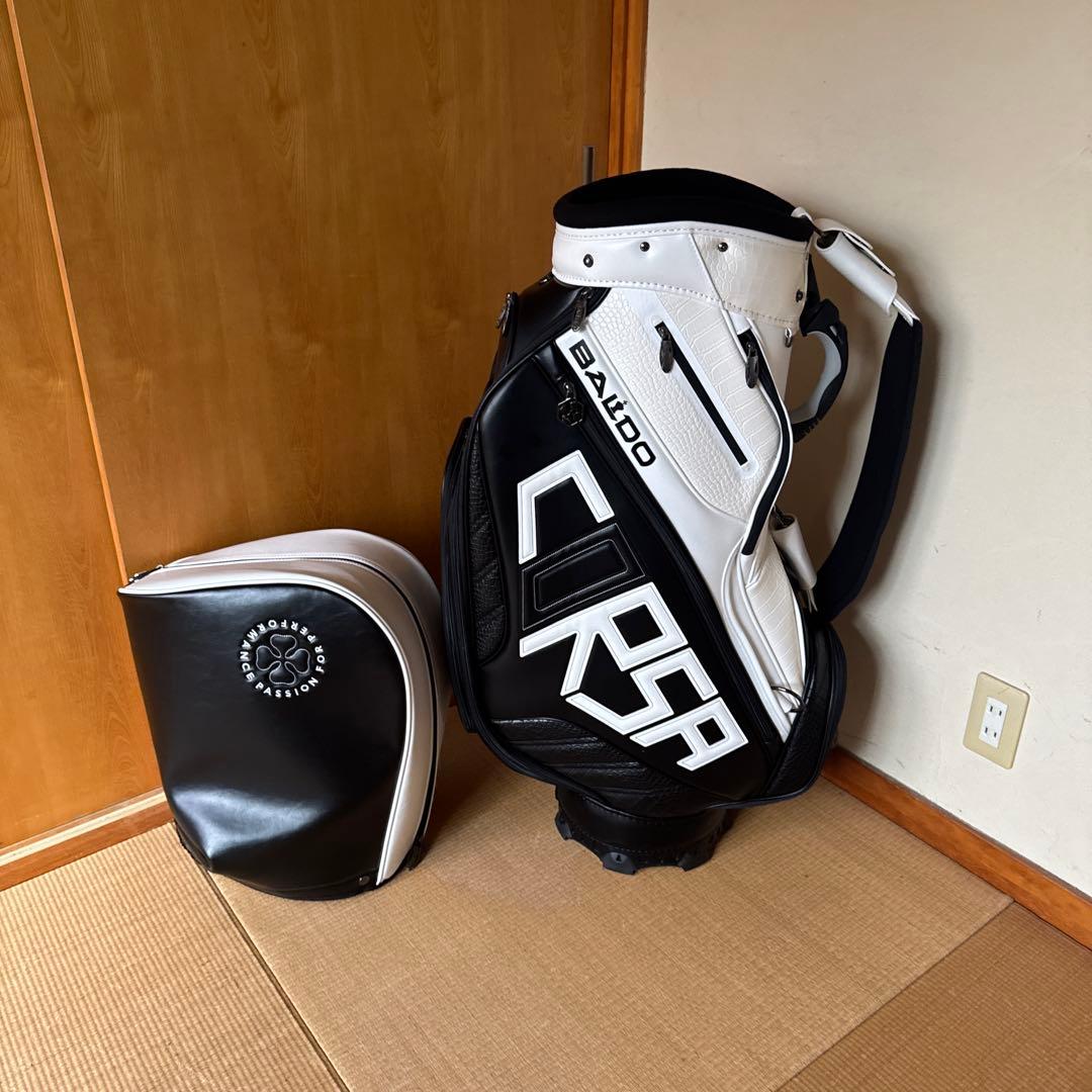 BALDO キャディバッグ 黒/白