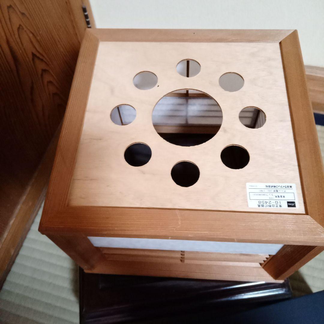 電気かさ　東芝　木製　白熱灯器具　IG-2458 ボール電球