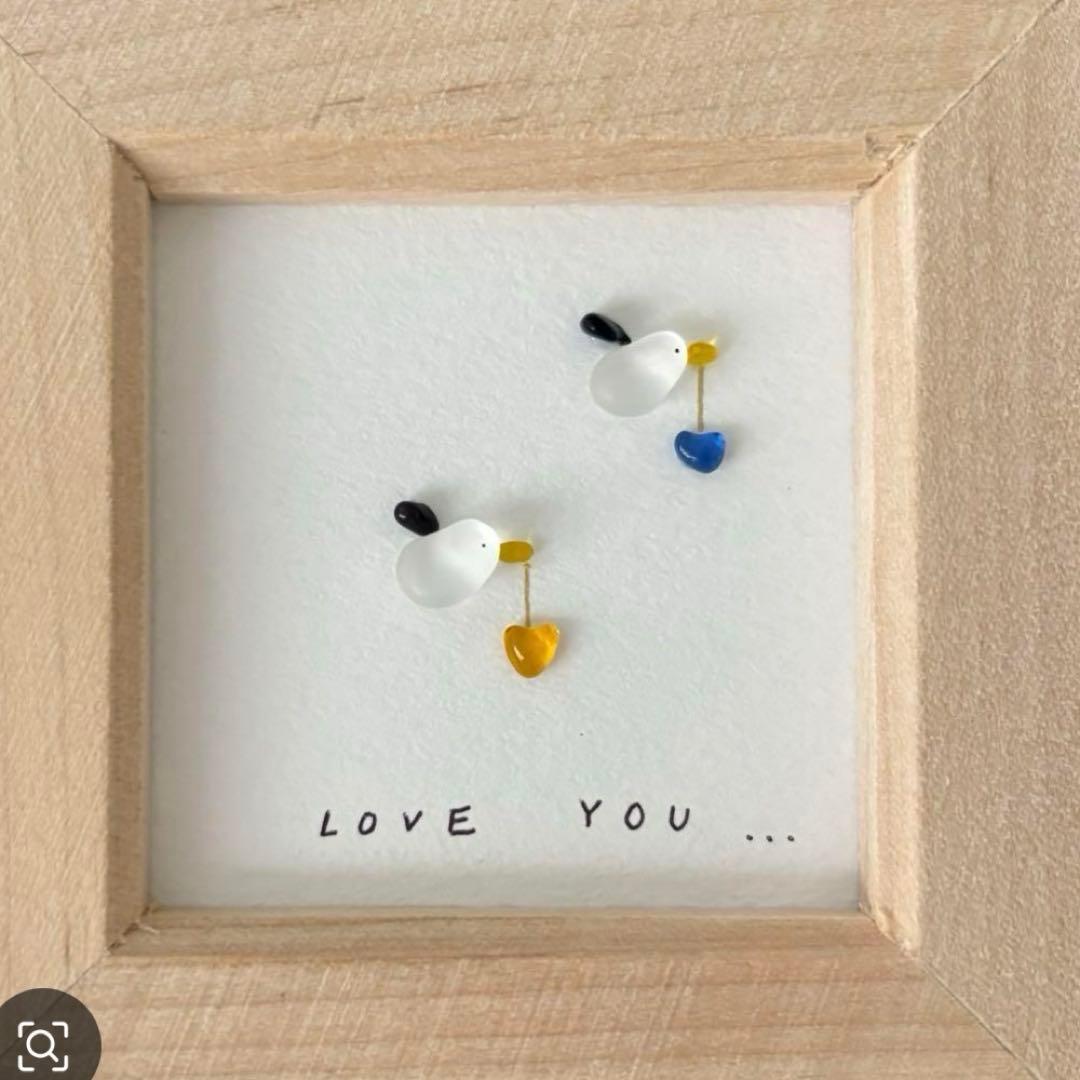 ちびもか♡シーグラスアート