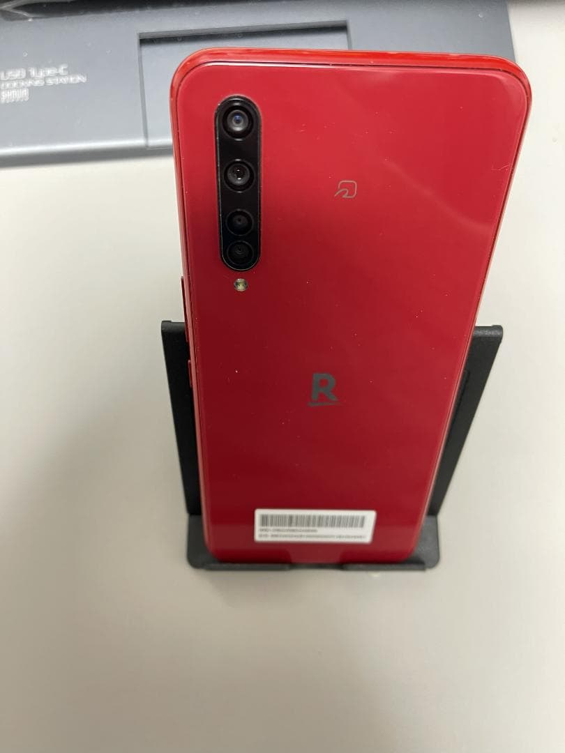 【中古品】RakutenBIG 5G ZR01 128GB SIMフリー レッド
