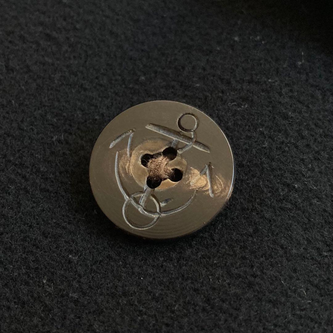 ラルフローレン ウール メルトン Pコート 11 黒 ブラック