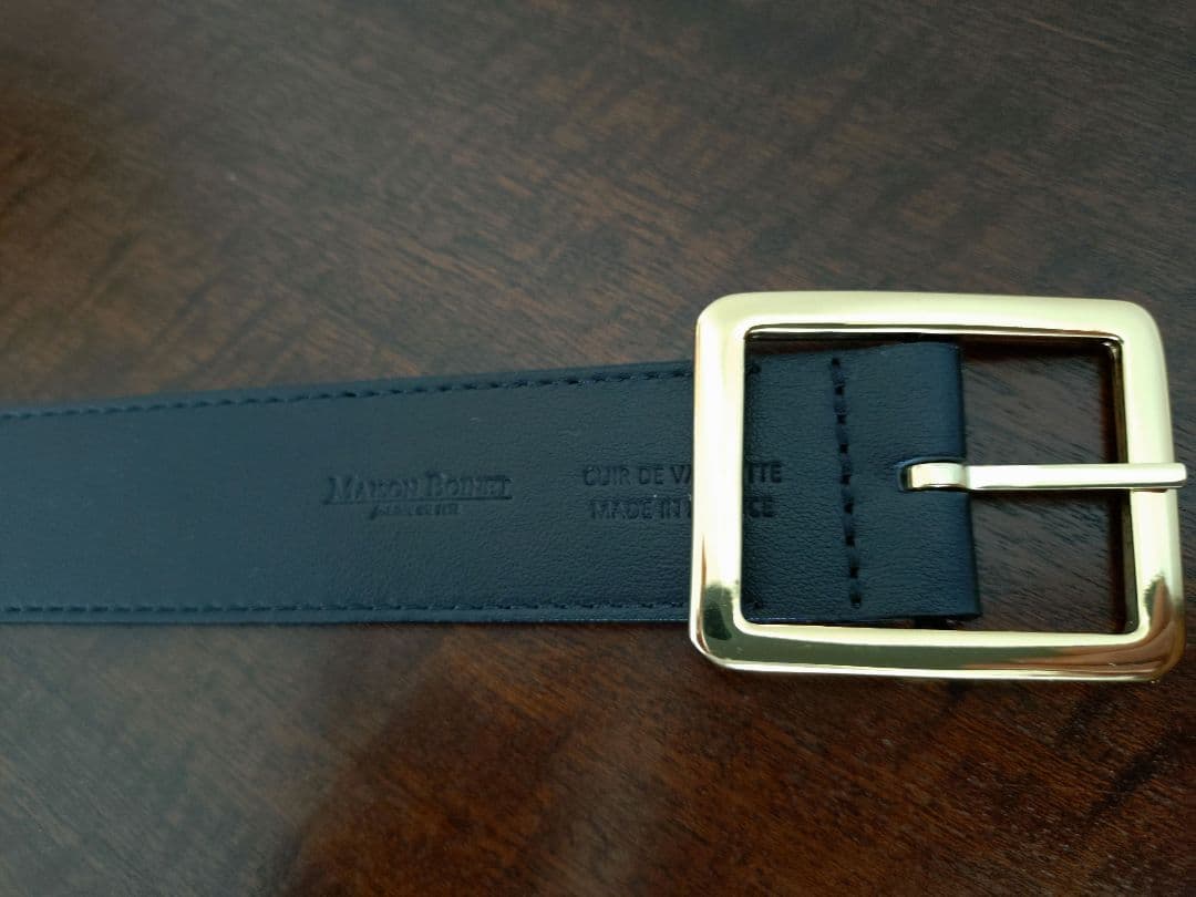 【美品】ドゥーズィエムクラス メゾンボワネ レザーベルト