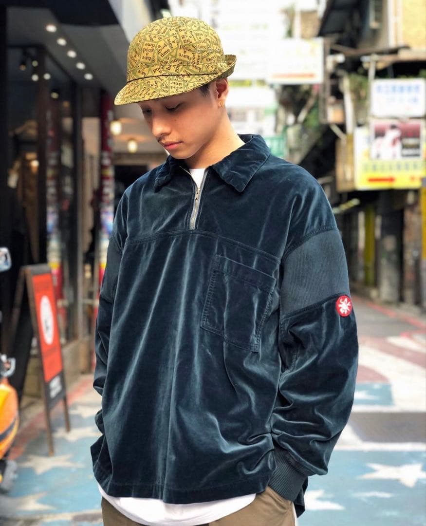 トップス cavempt c.e. VELVET PULLOVER SHIRT