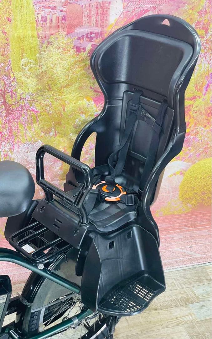 K2116 電動自転車ヤマハ子供乗せ 20インチ グリーン 8.7Ah