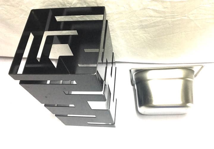 ブッフェスタンド(マットブラック)&ホテルパン2点セット