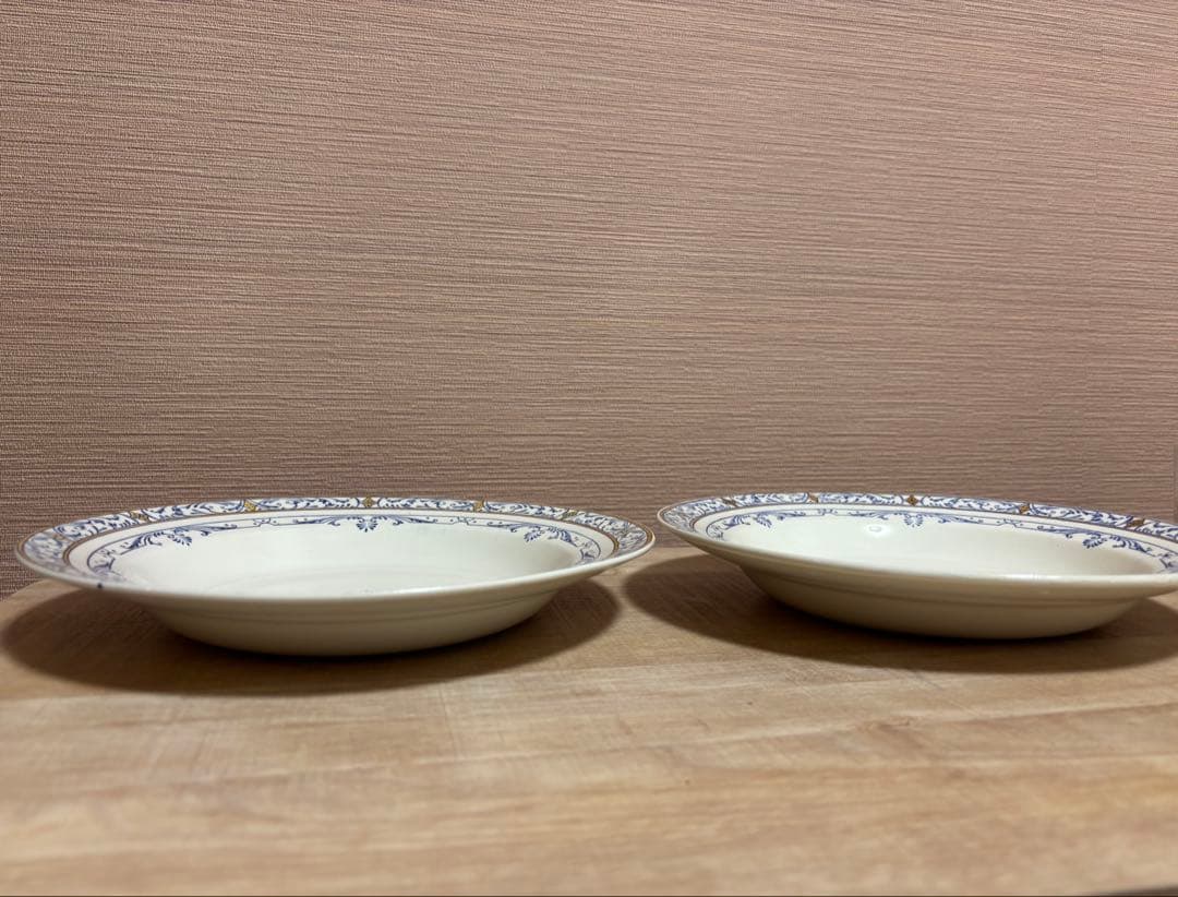 クレイユモントロー　colbert コルベール　深皿　フランスアンティーク皿