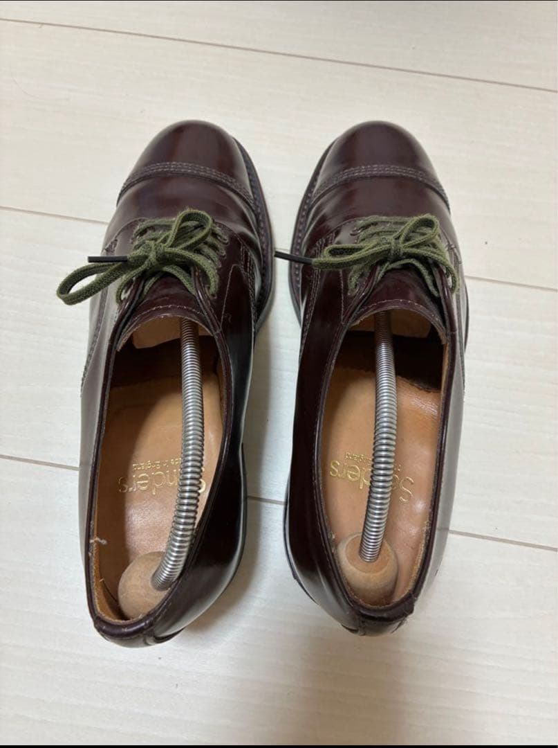 靴 Sanders military derby shoe UK6.5