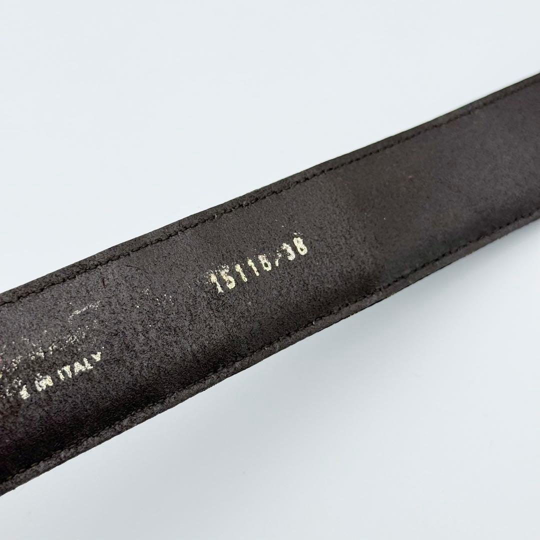 ✨良品✨FENDI ベルト ズッカ柄 FFロゴ レザー ゴールド金具 男女兼用