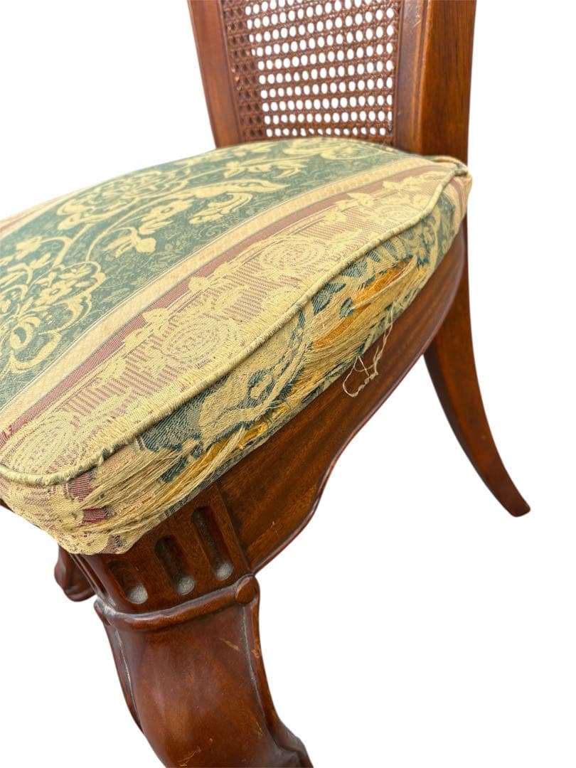 ダイニングチェア アンティーク　ロココ調　ドレッサー　在庫2