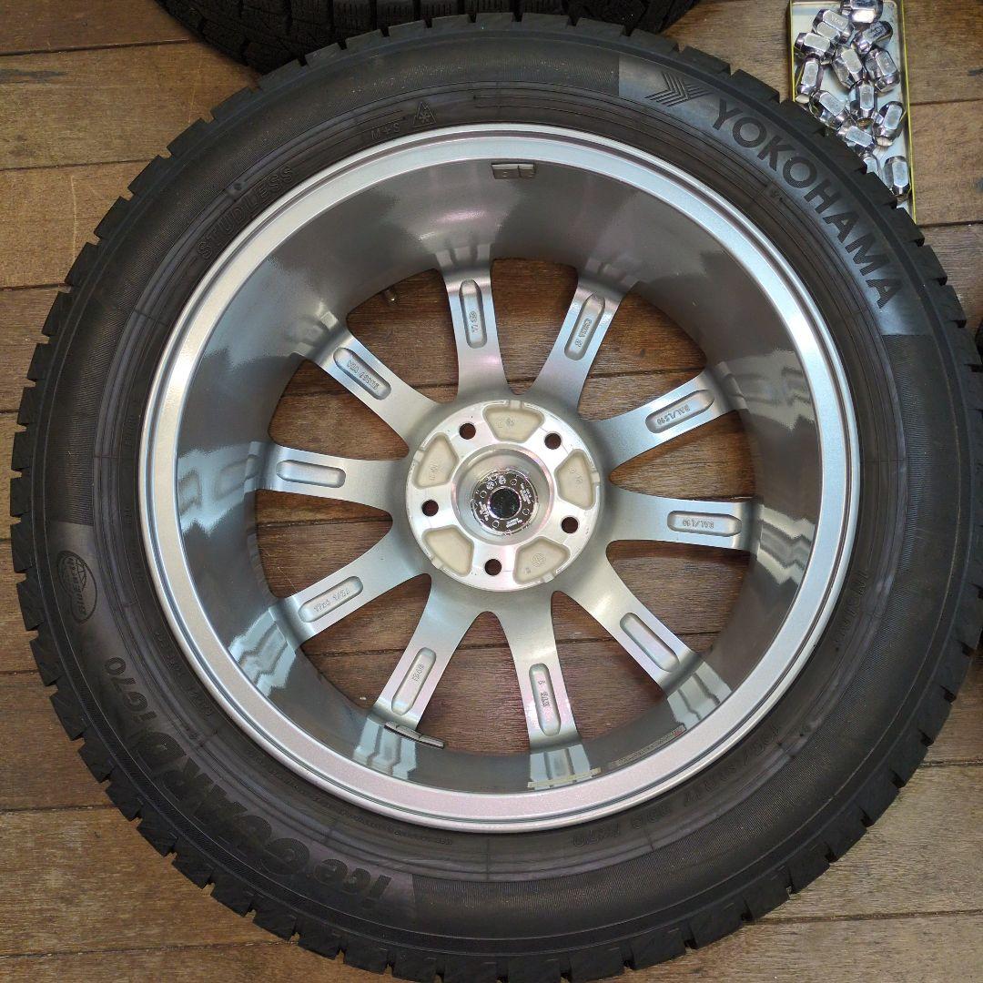 美品9分〜　2023年　60系プリウス　ヨコハマスタッドレス　195/60R17