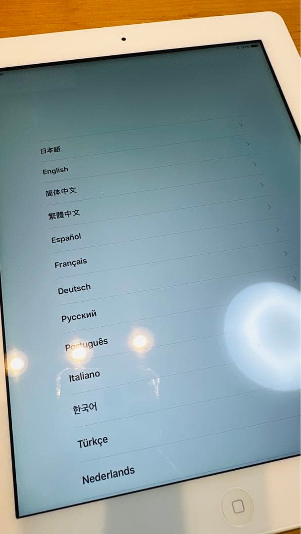 Apple iPad 第4世代 ホワイト 本体 カバー付き