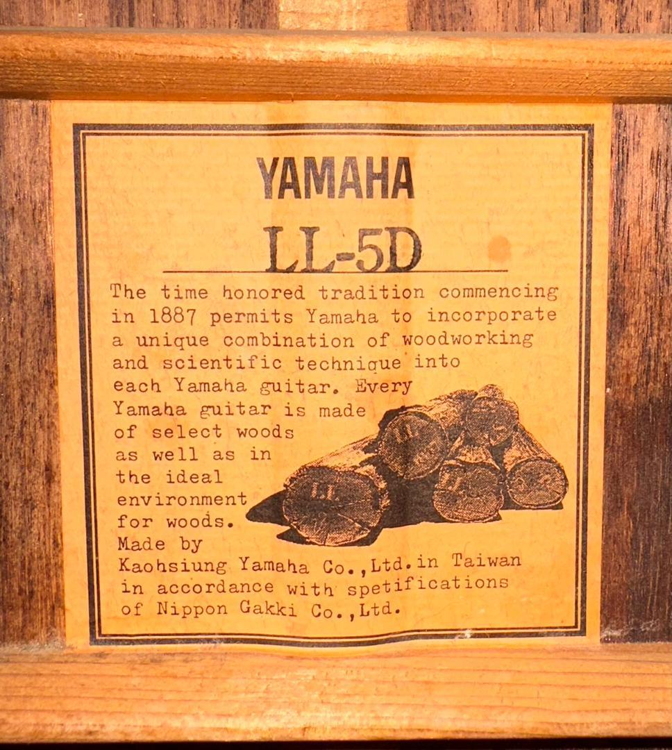 ヤマハ　YAMAHA　LL-5D アコースティック　ギター　使用感有　音出し綺麗