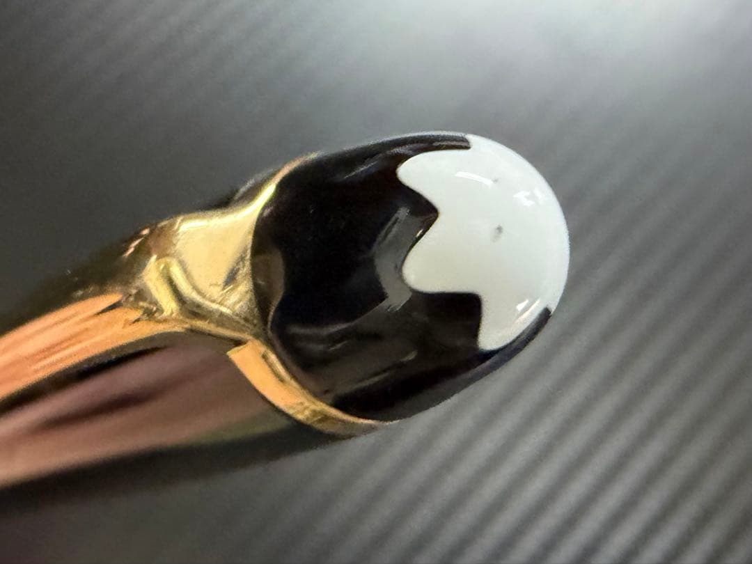 極美品 モンブラン マイスターシュテュック 144 万年筆 中白 M ブラック