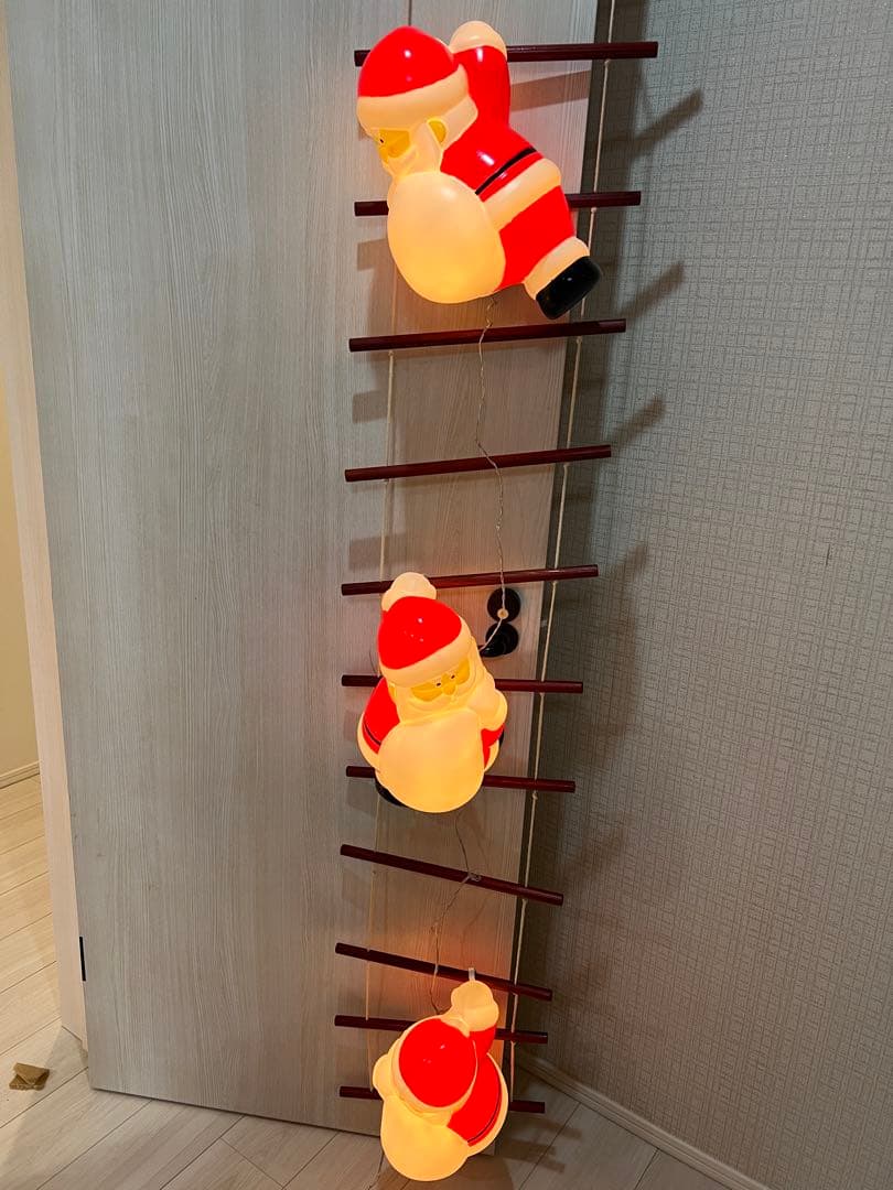 サンタクロースの装飾ライト　屋外ok