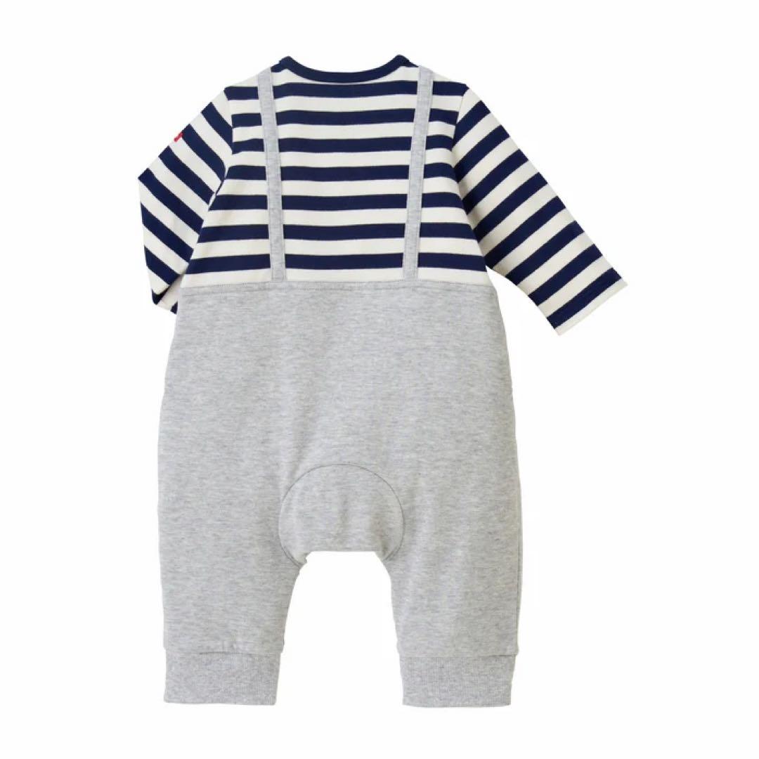 ミキハウス カバーオール 紺