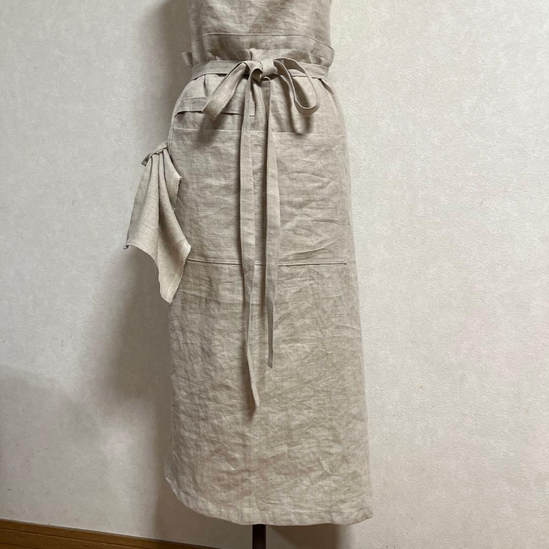 リネンエプロン☆リーノエリーナ　キャピタル　エシレ　アーツアンドサイエンス系