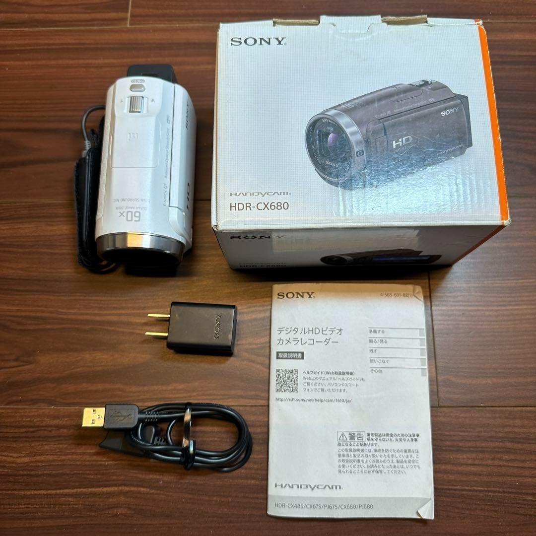 SONY HDR-CX680 ビデオカメラ 2442