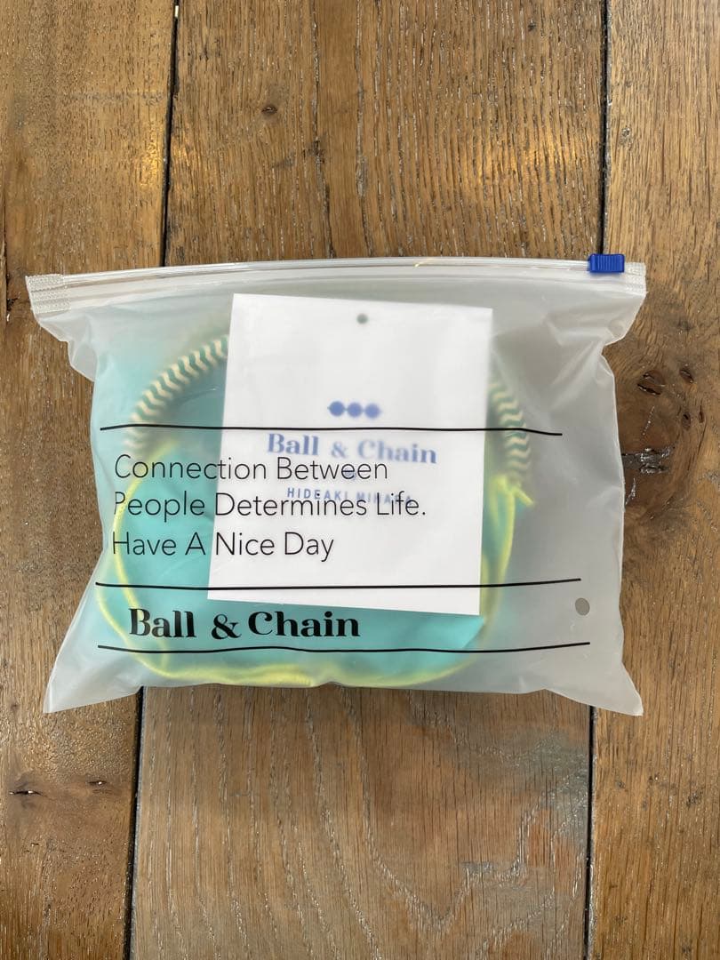 ボールアンドチェーン　カフェタナカ　コラボバック　グリーン