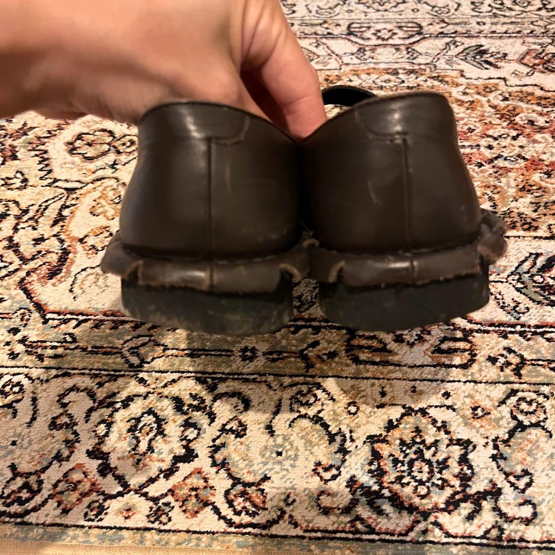 COMME des GARÇONS メリージェーン レザーシューズ ブラウン