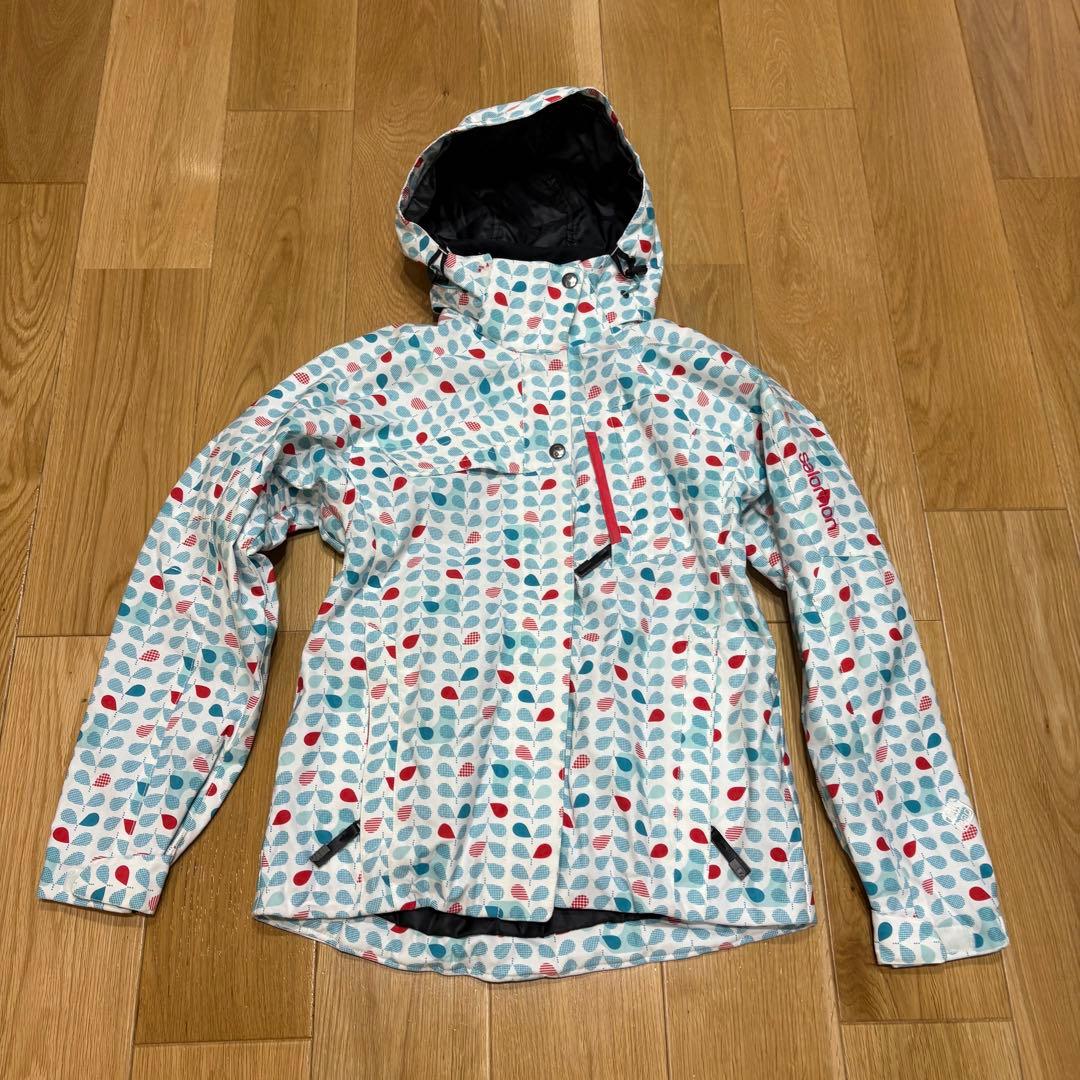 【美品】サロモン SALOMON スノーボードウェア 上下セット レディース M