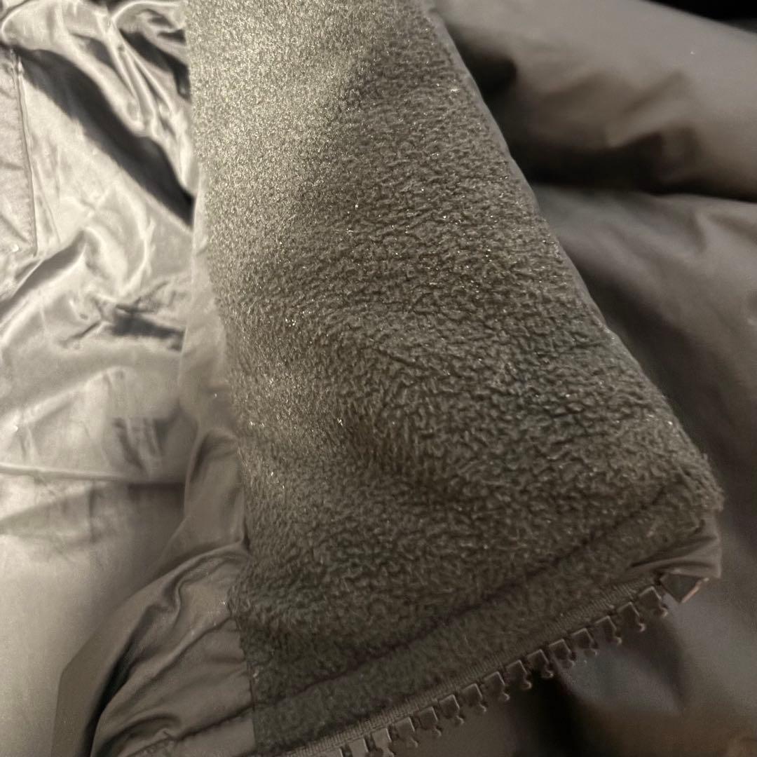   ダウンジャケット ブラック ダブルジップ ドローコード