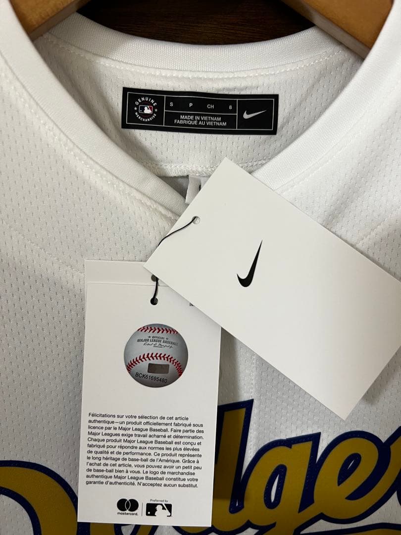 ドジャース ゴールドコレクションユニフォーム 大谷翔平 サイズYthS 子供用