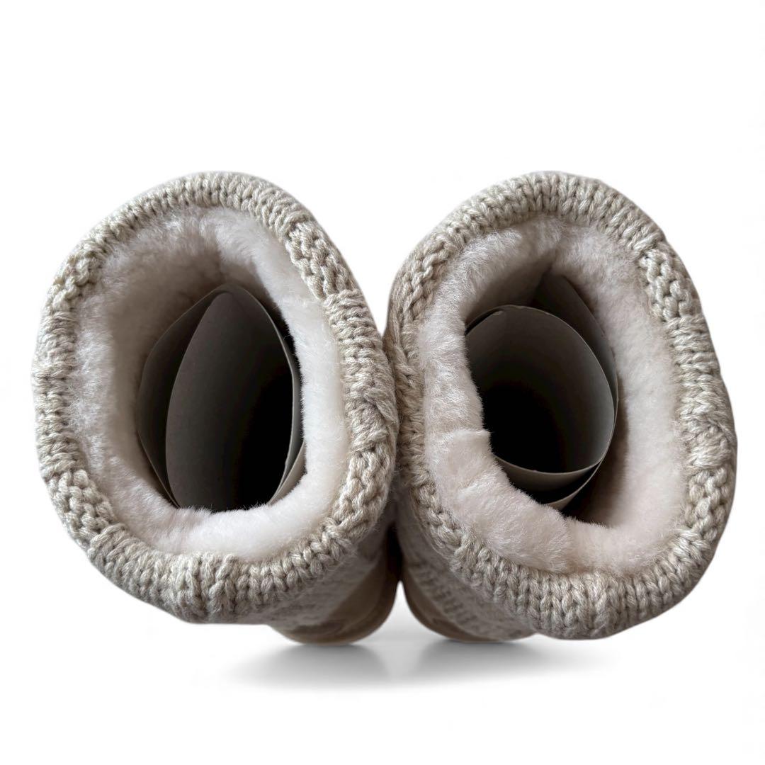 完売品☆現行☆エミュオーストラリア ウールニットブレンドシープスキンブーツ 25