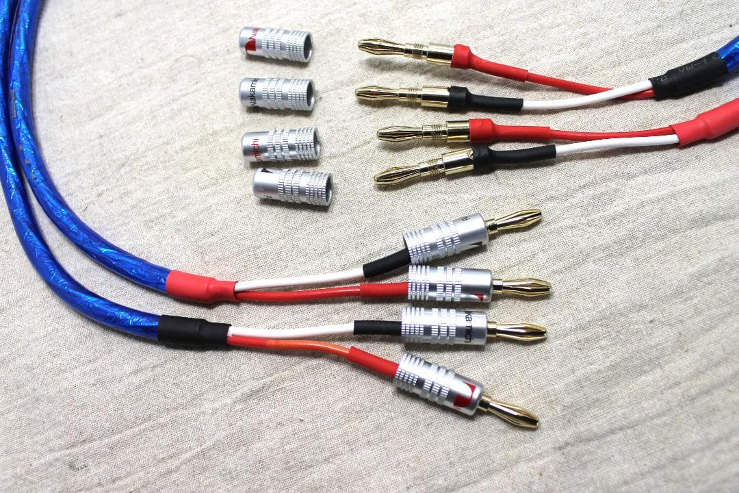 2200αゾノトーンZONOTONE 2m2本 ナカミチ新品金バナナプラグ付