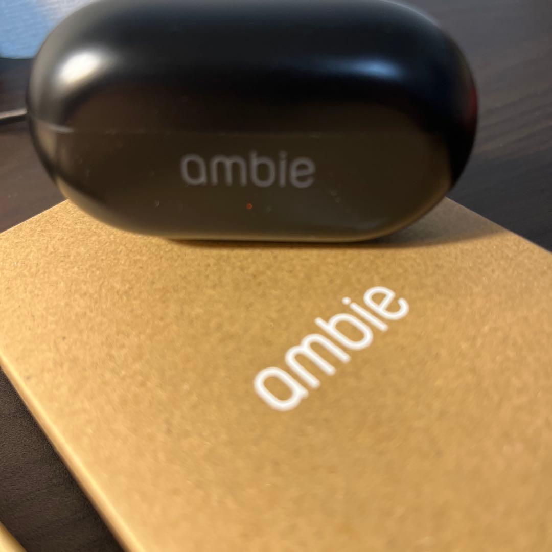 ambie AM-TW-01 ブラック×ストーン