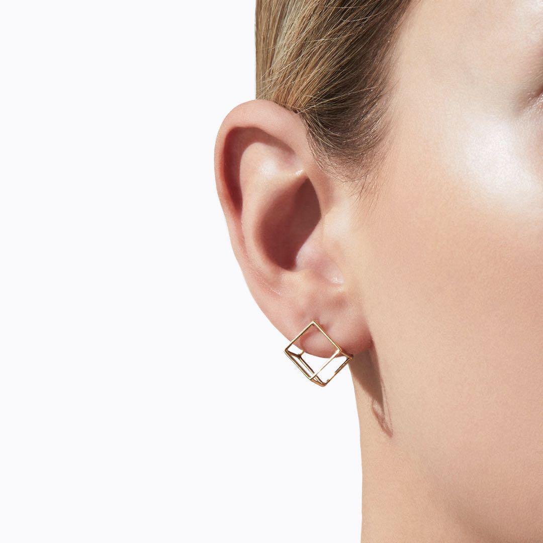 Shihara square pierce 10 スクエアピアス