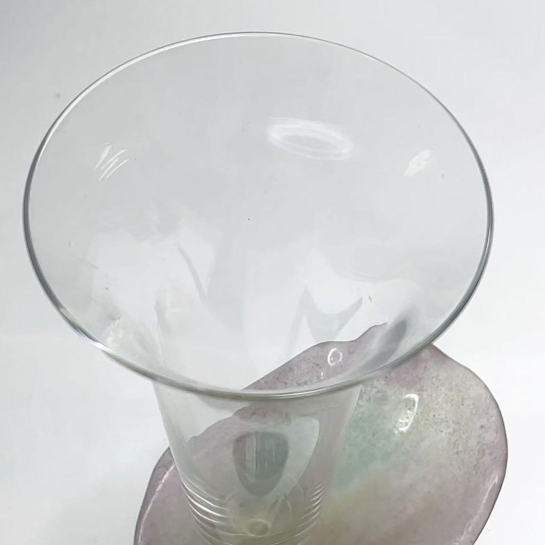 Daum France ドームフランス クリスタル ガラス　フラワー 花瓶