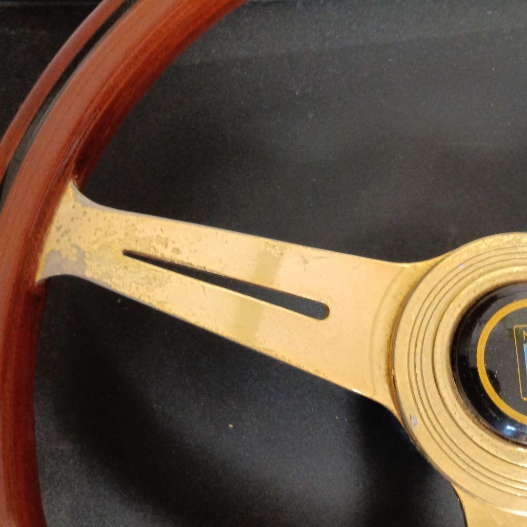 NARDI ナルディ ウッドステアリング ゴールド金メッキローライダー