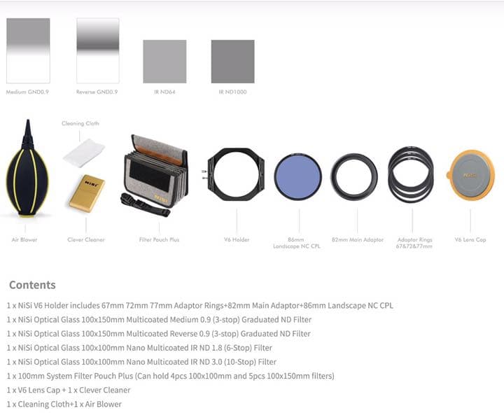 その他 Nisi V6 starter kit plus