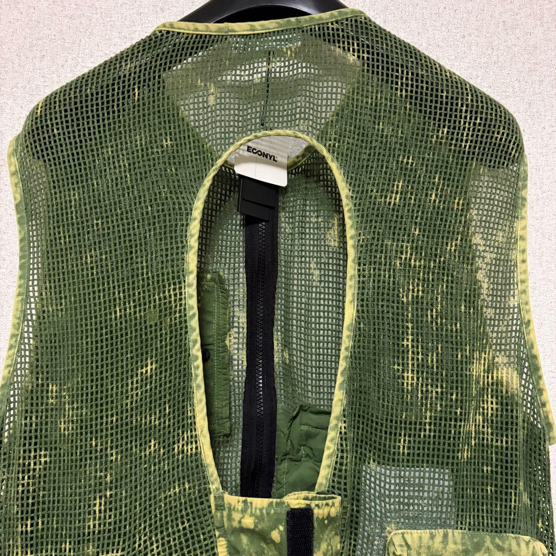 美品STONE  ハンティングベスト 実物　ミリタリーL ハンガー付