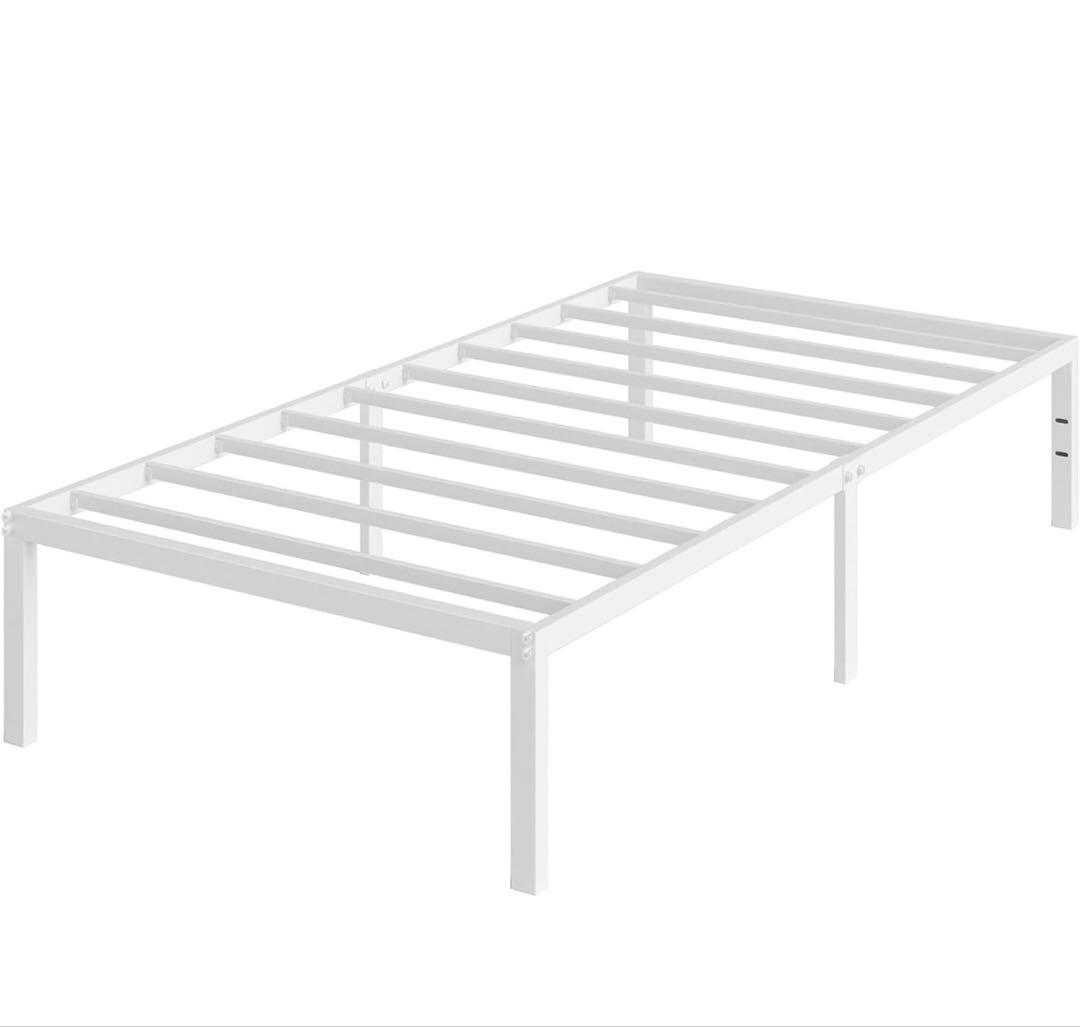 シンプル シングルベッドフレーム 195x97cm